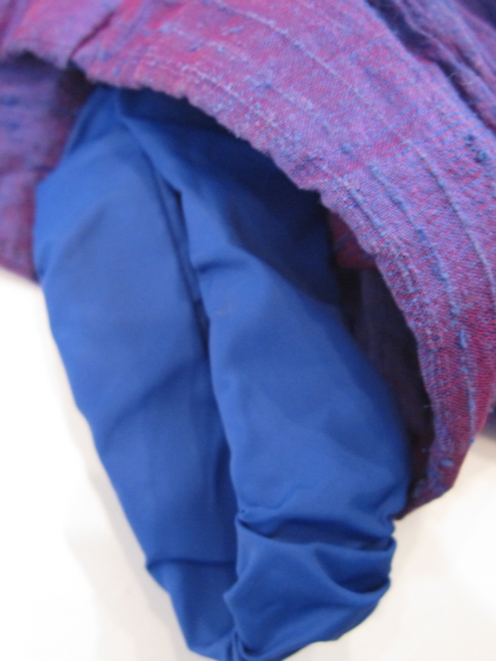 Vintage purple shift formal prom dress off the shoulder size XS - Picture 4 of 5